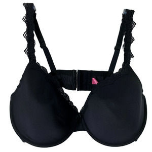 Fruit Of The Loom Black‎ 42D Bra Underwire Lightly Padded Style FT093 Nylon